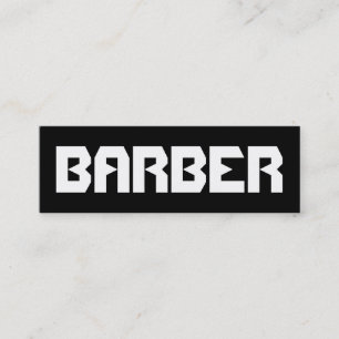 BARBER MINI BUSINESS CARD