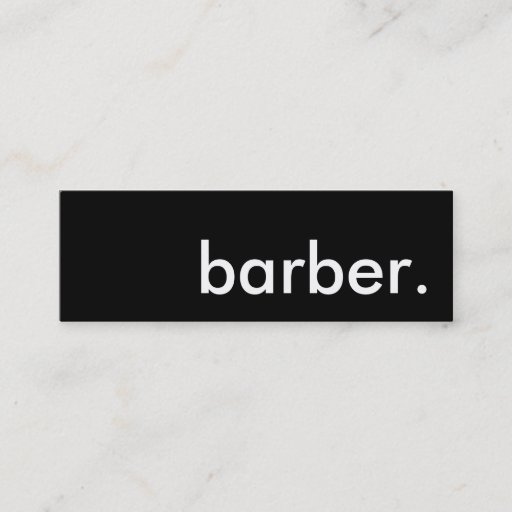 Customizable barber. business card template