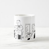 Barber or Hairdresser Cartoon Coffee Mug (Center)