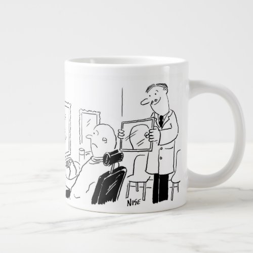 Barber or Hairdresser Cartoon Giant Coffee Mug