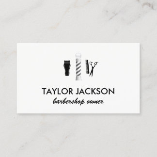 Barber Pole Appointment Card