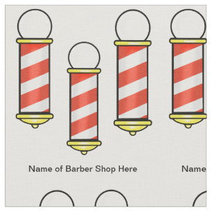 Barber Pole Customize Fabric Material