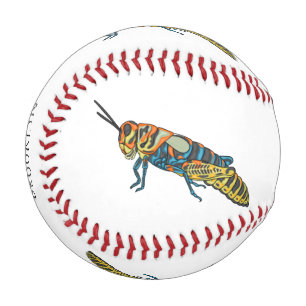 Barber pole grasshopper cartoon illustration baseball