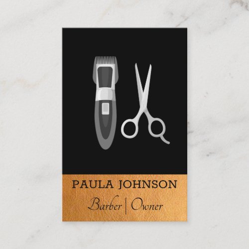 Barber Pole  Hair Specialist Business Card