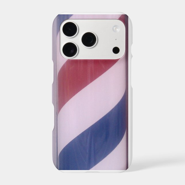 Barber Pole Pattern Iphone Case (Back)