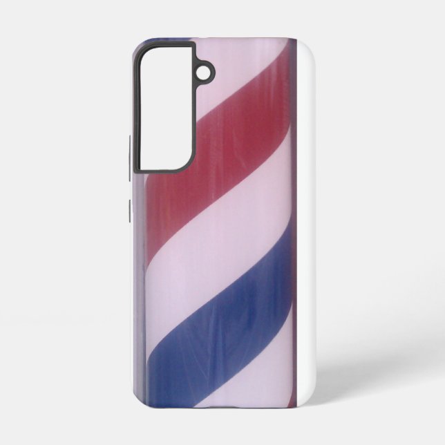 Barber Pole Pattern S22 Samsung Galaxy Case (Back)