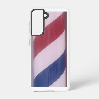 Barber Pole Pattern Samsung Galaxy S21 Case