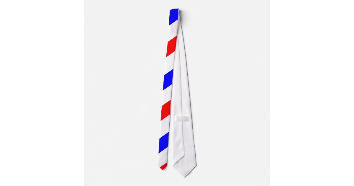 Barber Pole Pattern Tie | Zazzle