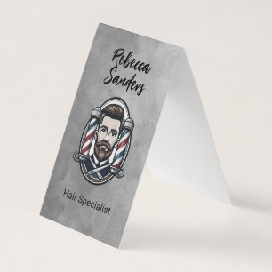 Barber Poles Hair Stylist Business Card