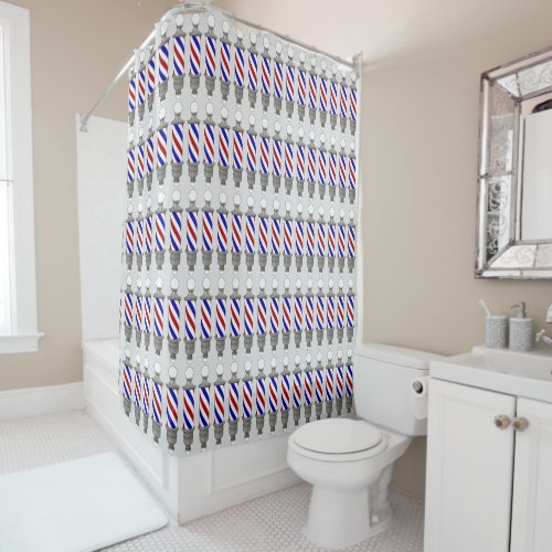 Barber Poles Shower Curtain