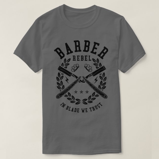 Barber Rebel T-Shirt (Design Front)