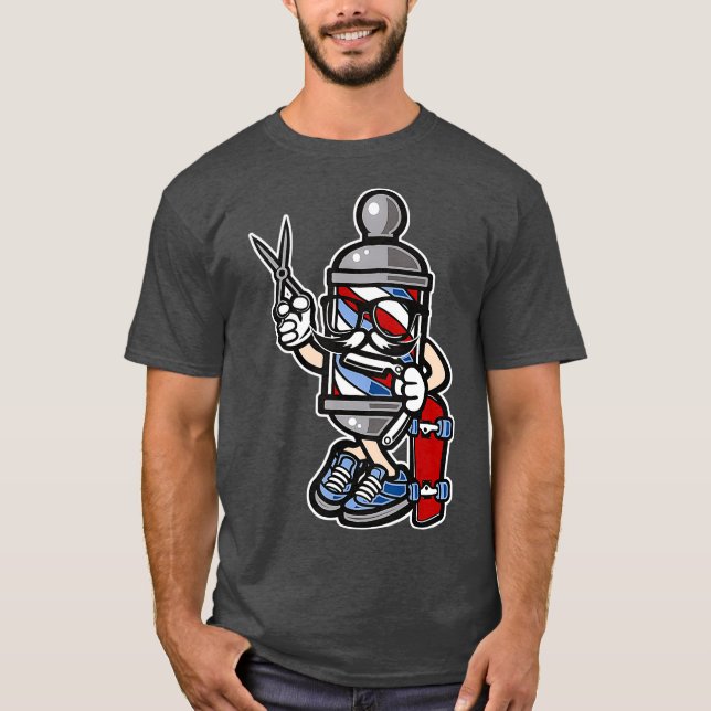 Barber s for men T-Shirt (Front)