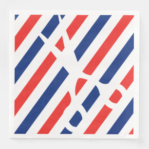 Barber Scissors Paper Dinner Napkins
