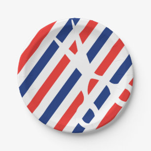 Barber Scissors Paper Plates