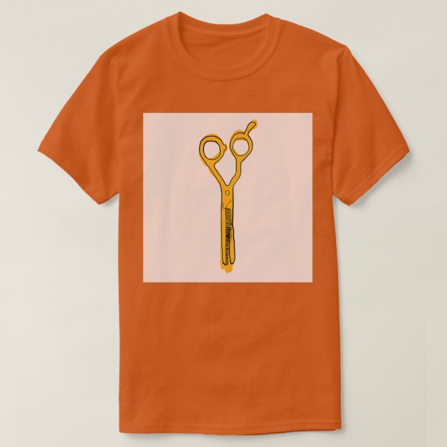 Barber scissors T-Shirt (Design Front)