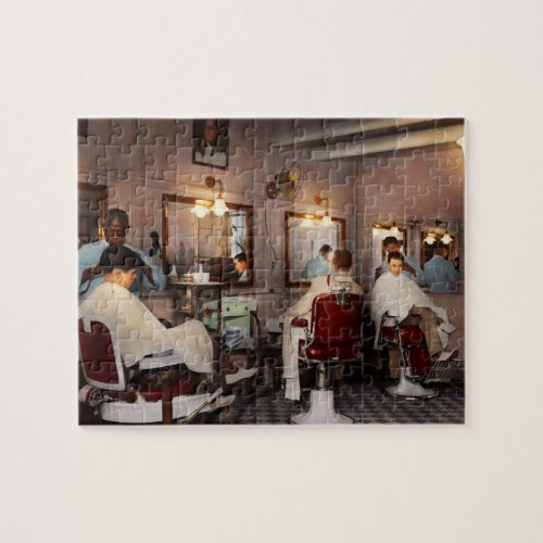 Barber _ Senators_only barbershop 1937 Jigsaw Puzzle