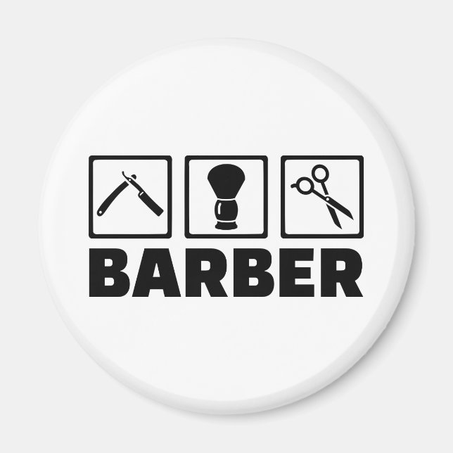 Barber set magnet (Front)