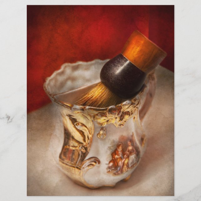 Barber - Shaving - The beauty of barbering Flyer (Front)