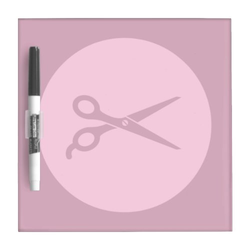 Barber Shears Hair Salon Scissors CUSTOM COLOR Dry Erase Board