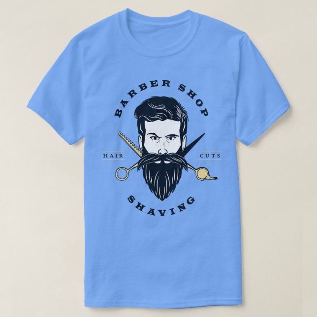 Barber Shop 27 T-Shirt (Design Front)
