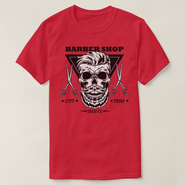 Barber shop 76 T-Shirt (Design Front)