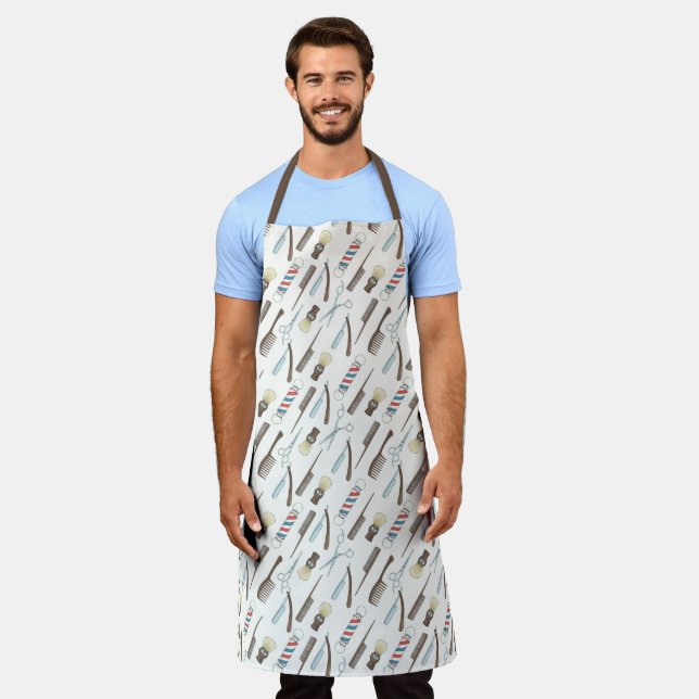 Barber Shop Accessories Apron (Worn)