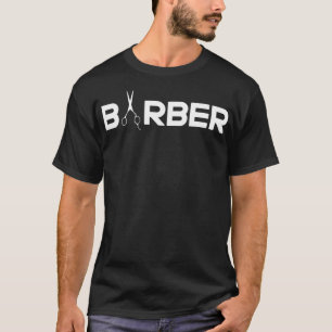 Barber Shop Barbers Gifts ,Barber logo design insp T-Shirt