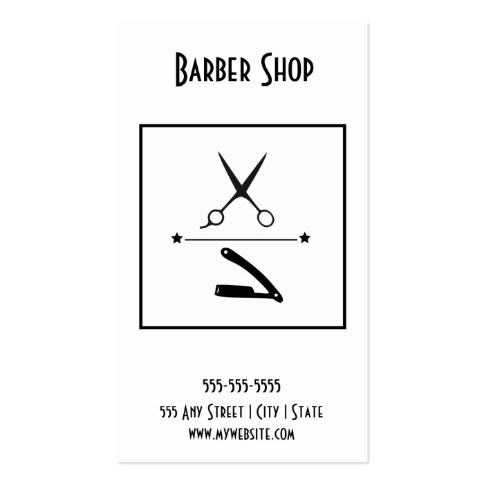 Barber shop Business Card