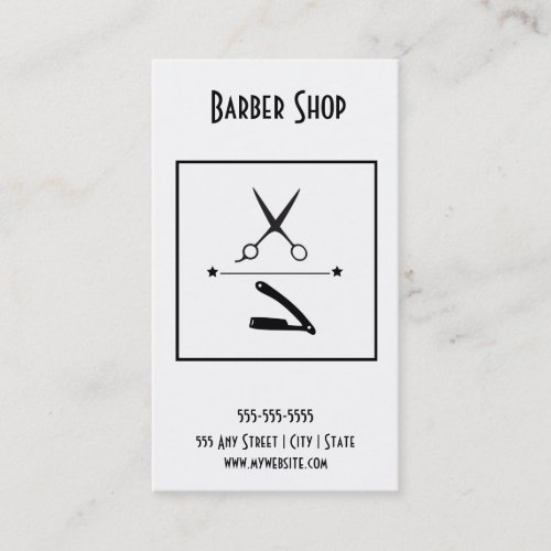 Barber shop Business Card