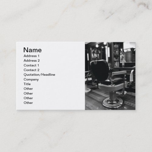 Barber Shop Business Card