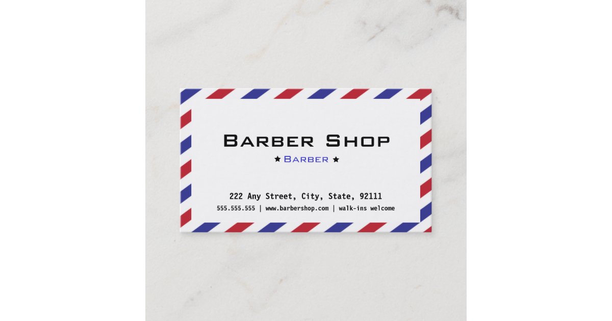 Vintage Barber Shop Skull Scissors Business Card