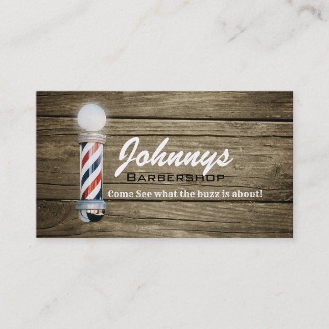 Barber Shop Business Cards (Front)