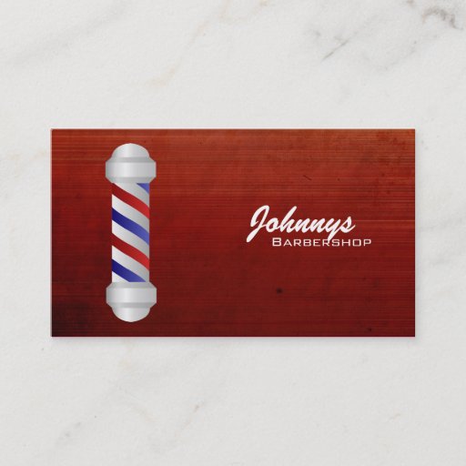 Customizable Barber Shop Business Cards