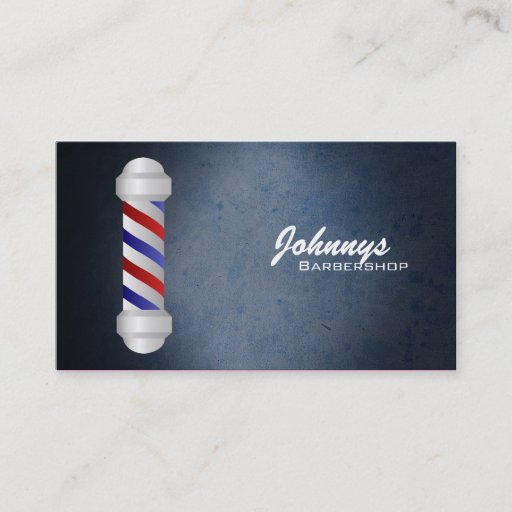 Customizable Barber Shop Business Cards
