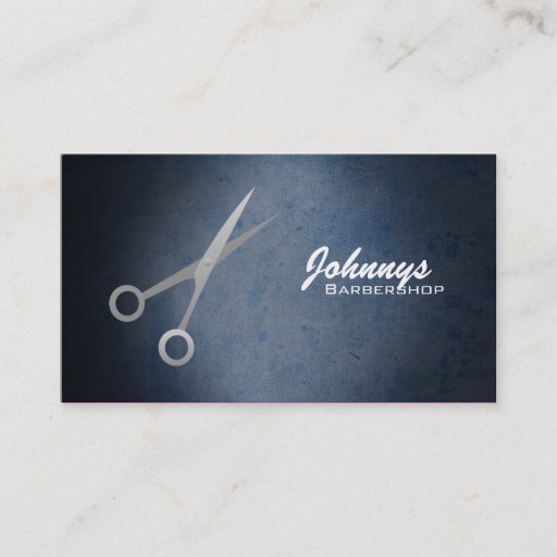 Customizable Barber Shop Business Cards