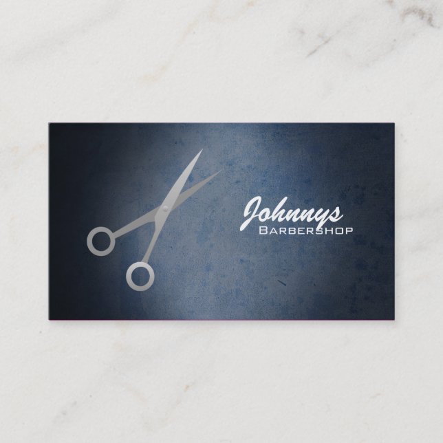Barber Shop Business Cards (Front)