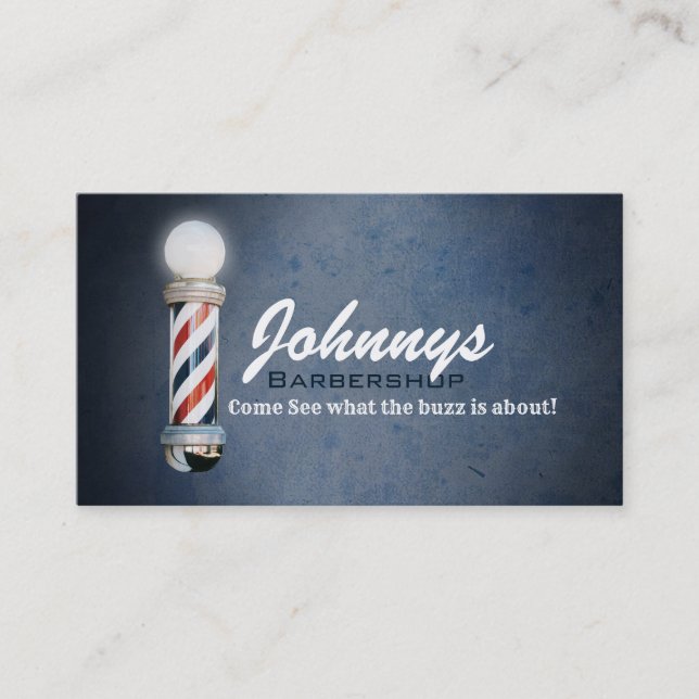 Barber Shop Business Cards (Front)