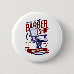 Barber Shop Button