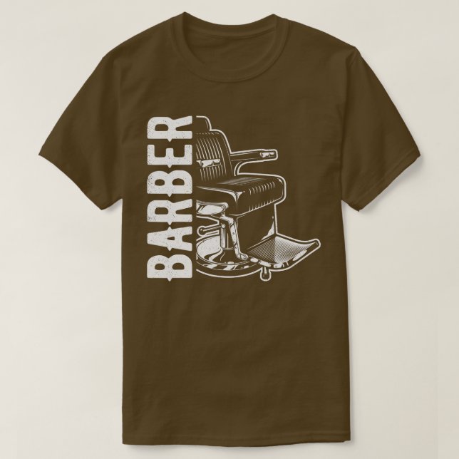 Barber Shop Chair Idea Haircut Hairstyler Hairstyl T-Shirt (Design Front)