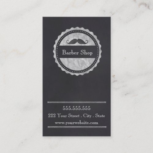 Barber Shop Customer loyalty business card