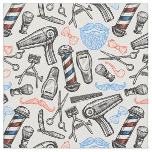 Barber Shop Fabric