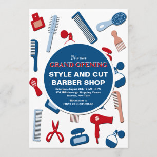 Barber Shop Grand Opening Announcement