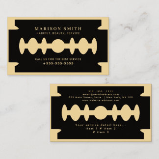 Barber Shop Hair Business Card