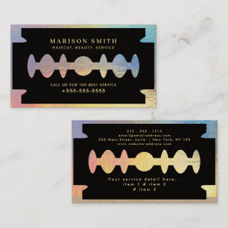 Barber Shop Hair Business Card