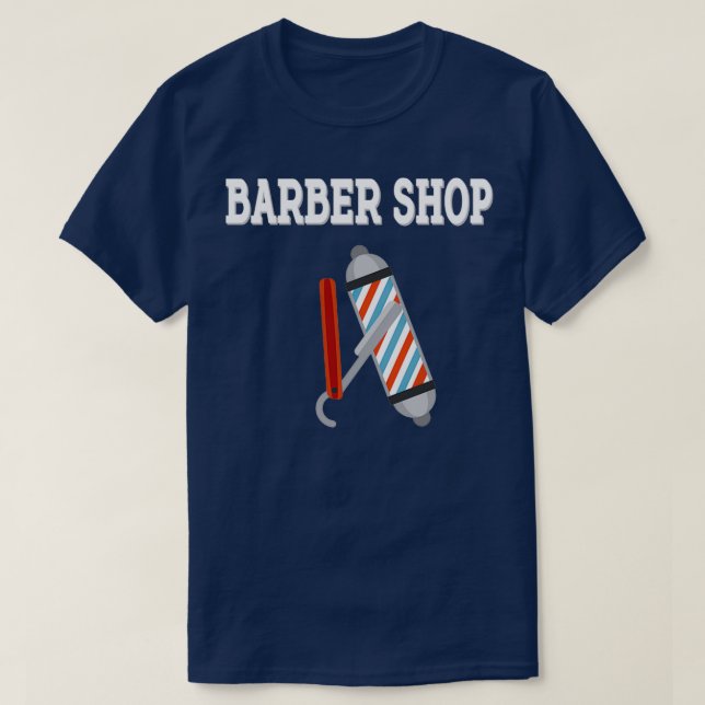 Barber Shop Hair Cut Menx27s 2 T-Shirt (Design Front)