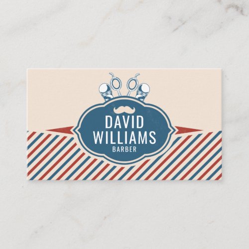 Barber Shop Hair Stylist Professional Barbershop Business Card