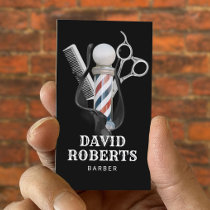 Barber Shop Hair Stylist Professional Barbershop Business Card
