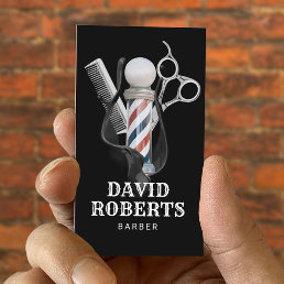 Barber Shop Hair Stylist Professional Barbershop Business Card