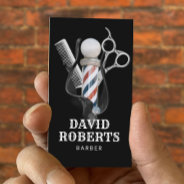 Barber Shop Hair Stylist Professional Barbershop Business Card at Zazzle