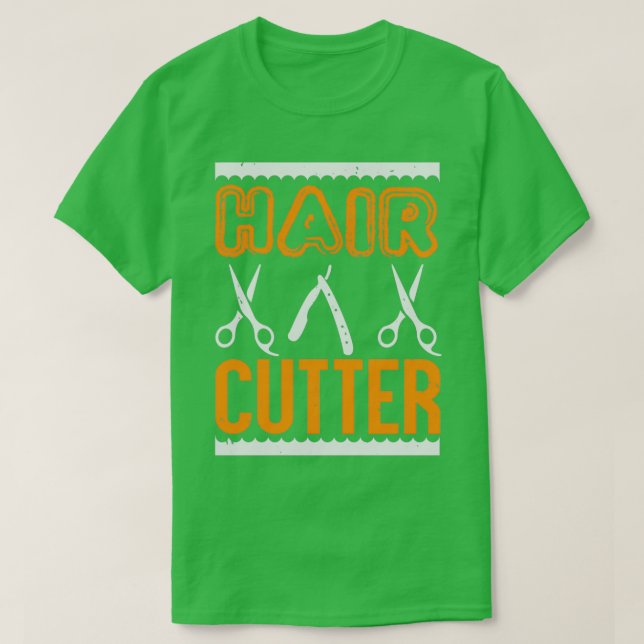 Barber Shop Haircut beard Hairdresser Gift 10 T-Shirt (Design Front)